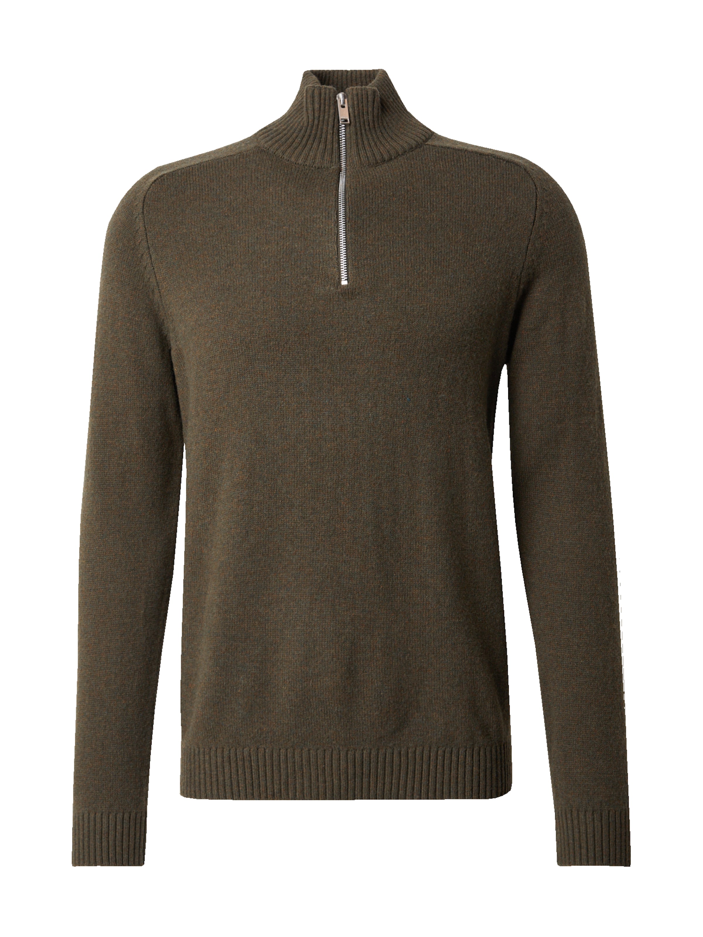 SELECTED Pullover 'SLHREG' in Grün: Vorderseite