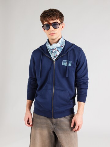 WRANGLER Ζακέτα φούτερ σε μπλε: μπροστά