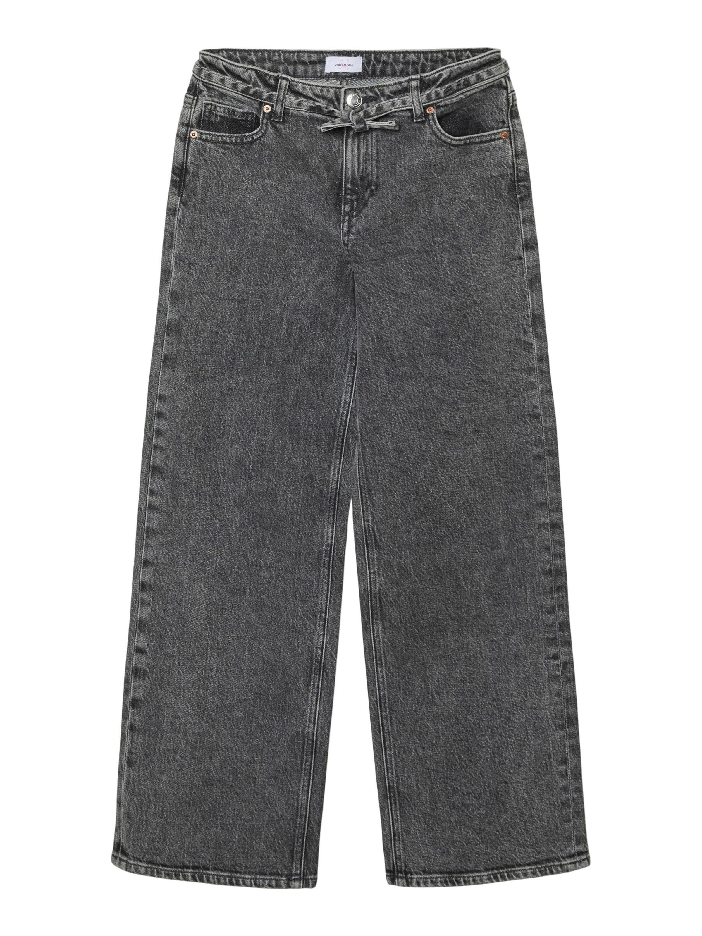 Vero Moda Girl Wide Leg Jeans 'VMTessa' i grå: forside