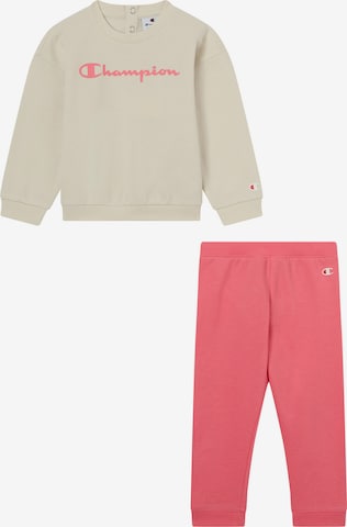 Champion Authentic Athletic Apparel Костюм для бега в Белый: спереди