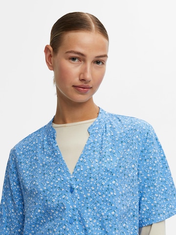 OBJECT - Vestido camisero 'EMA ELISE' en azul