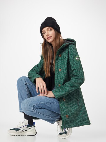 Veste fonctionnelle 'Wild Weather' Blutsgeschwister en vert