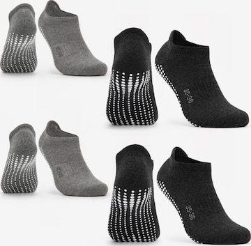 Occulto Athletic Socks 'Mady' in Grey: front