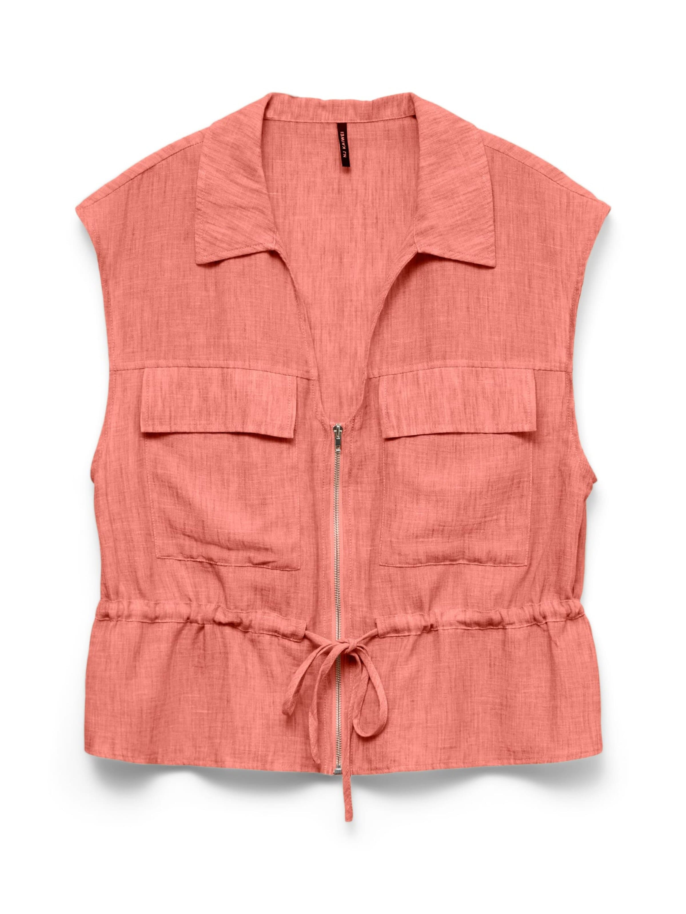 VERO MODA Bodywarmer 'Charline' in Roze: voorkant