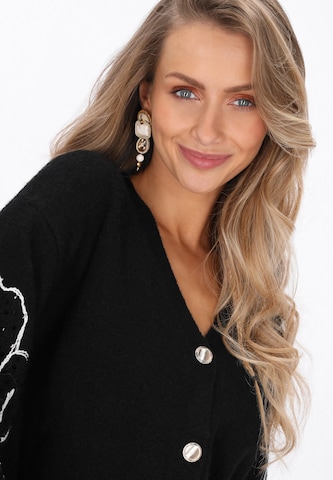 IZIA - Cárdigan en negro