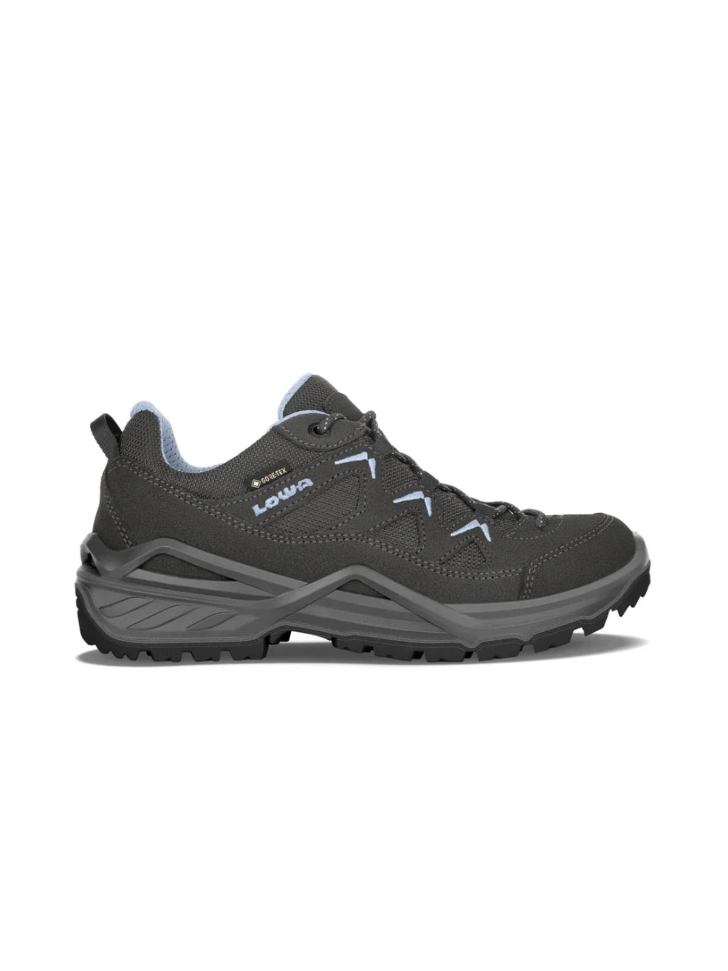 LOWA Flats 'SIRKOS EVO GTX MID' in Black: front