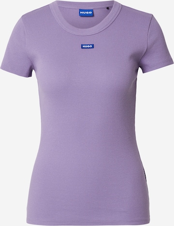 HUGO Paita 'Easy' värissä lila: etupuoli