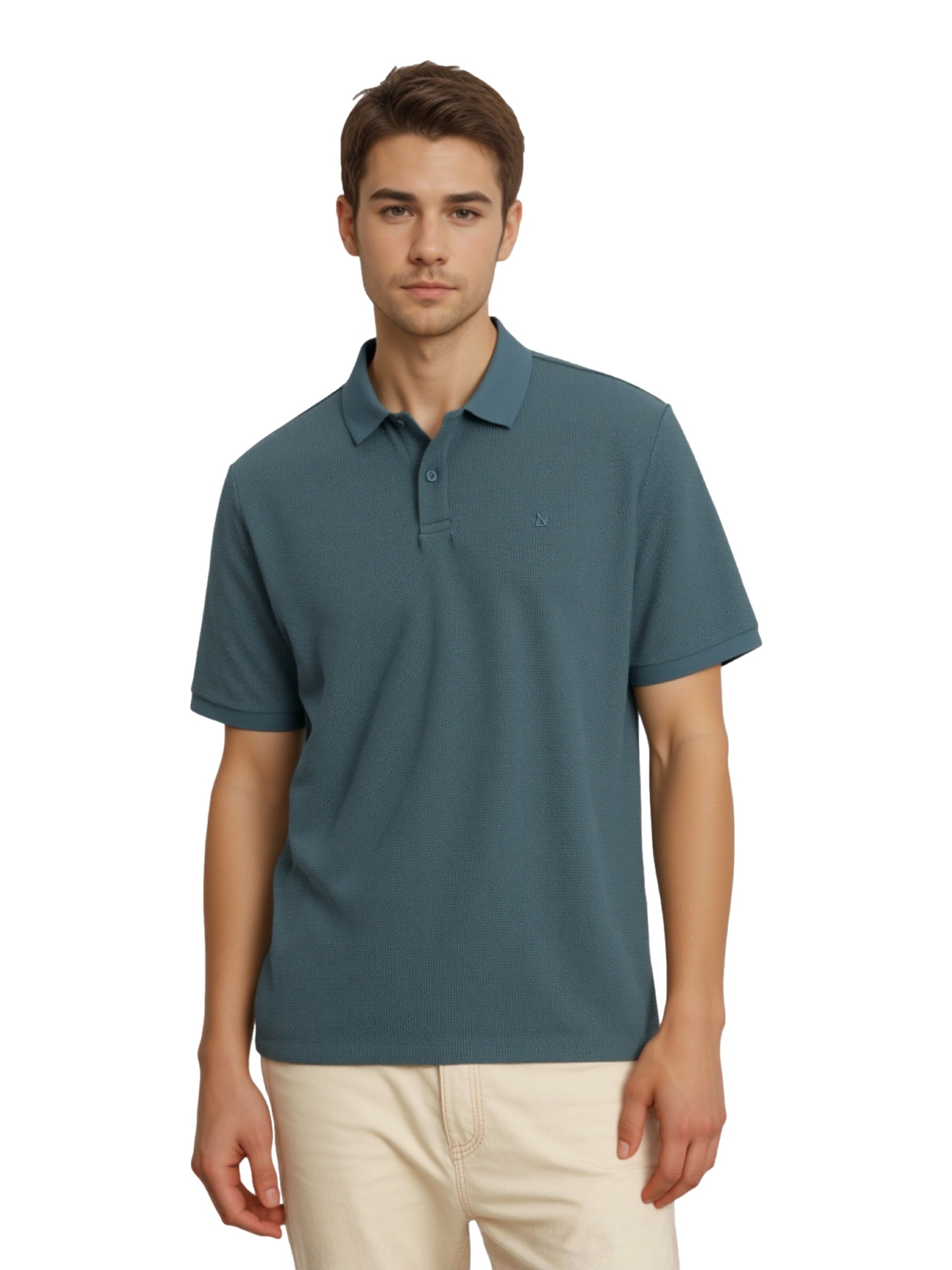 JACK & JONES Poloshirt 'AUSTIN' in Blau: Vorderseite