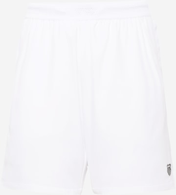 K-Swiss Performance Regular Sportshorts 'HYPERCOURT' in Weiß: predná strana