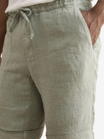 Regular Pantalon Il Lanificio en vert