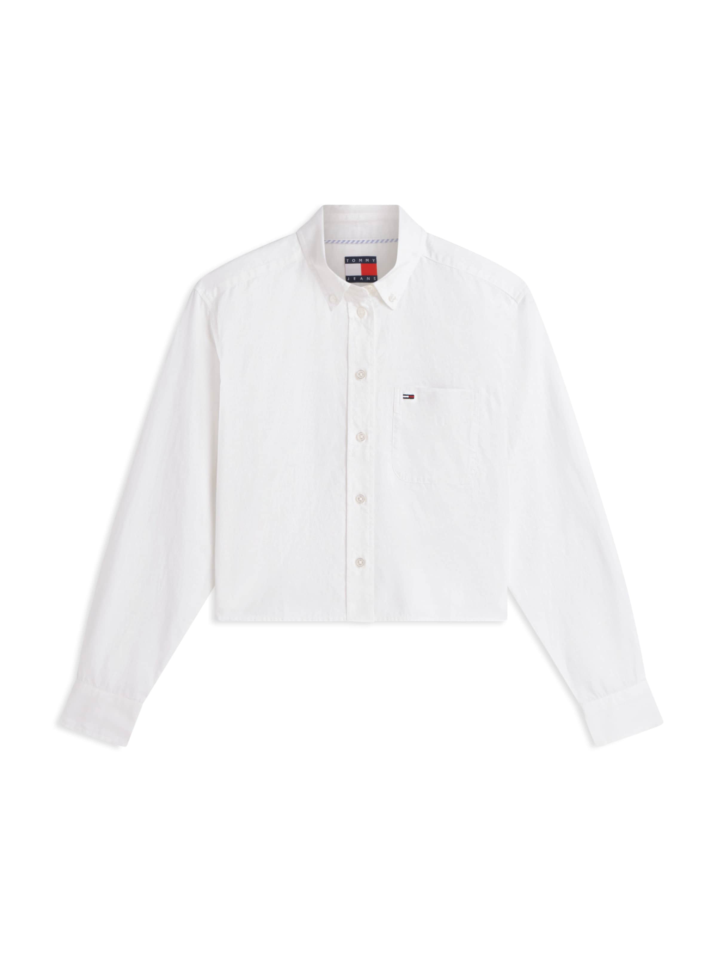 Tommy Jeans Блузка в Белый: спереди