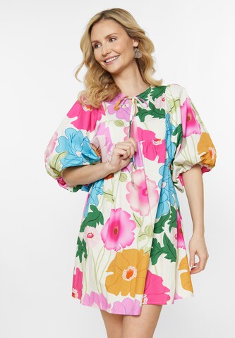 Robe 'Spring Summer' Usha en blanc : devant