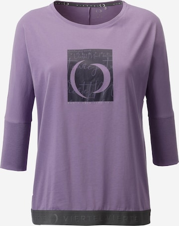 ViertelMond Shirt 'PAULINE' in Purple: front