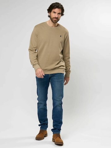 MCS Sweatshirt 'Skyler' in Beige
