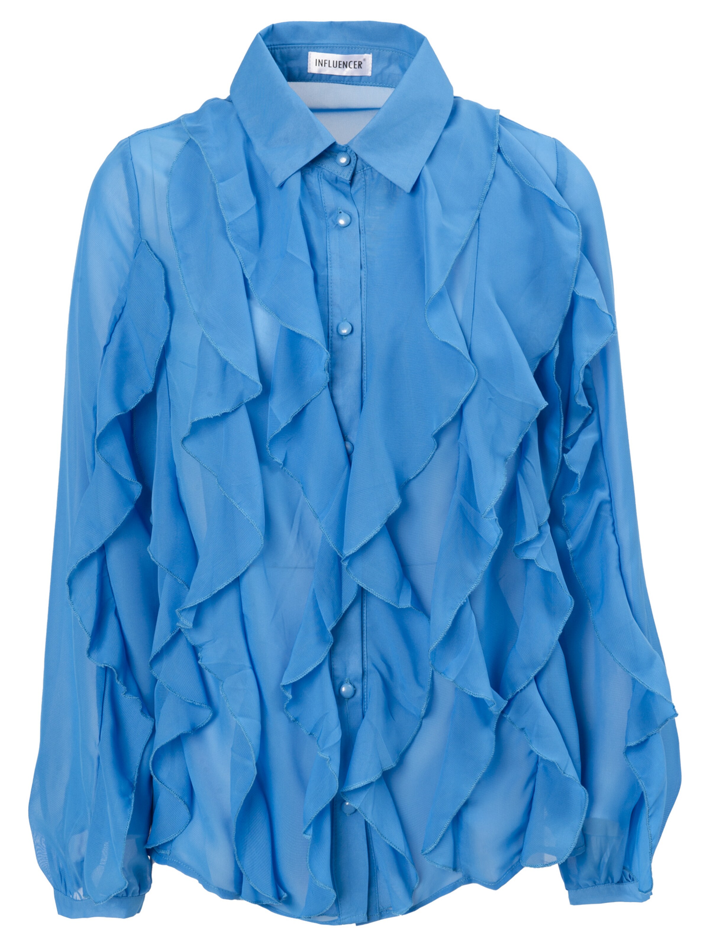 Influencer Blouse in Blue: front