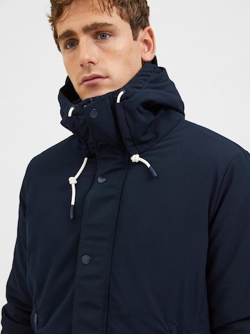 SELECTED HOMME Winter Jacket 'RODNEY' in Blue