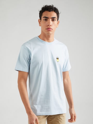 Iriedaily T-Shirt 'Lazy Sunny Day' in Blau: predná strana