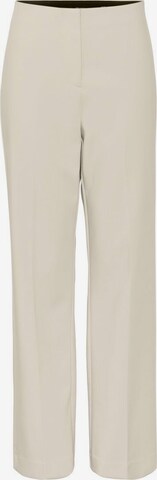 Regular Pantalon à plis VERO MODA en beige : devant