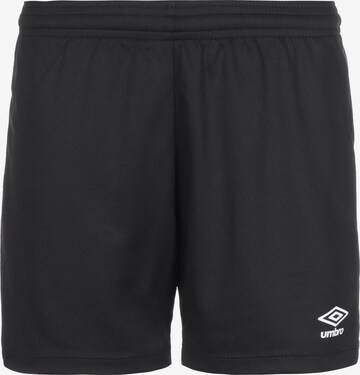 UMBRO Regular Sportshorts 'Club II' in Schwarz: predná strana