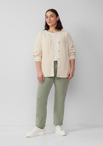 s.Oliver Tapered Broek in Groen