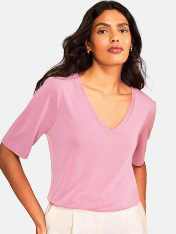 T-shirt love & roses en rose : devant