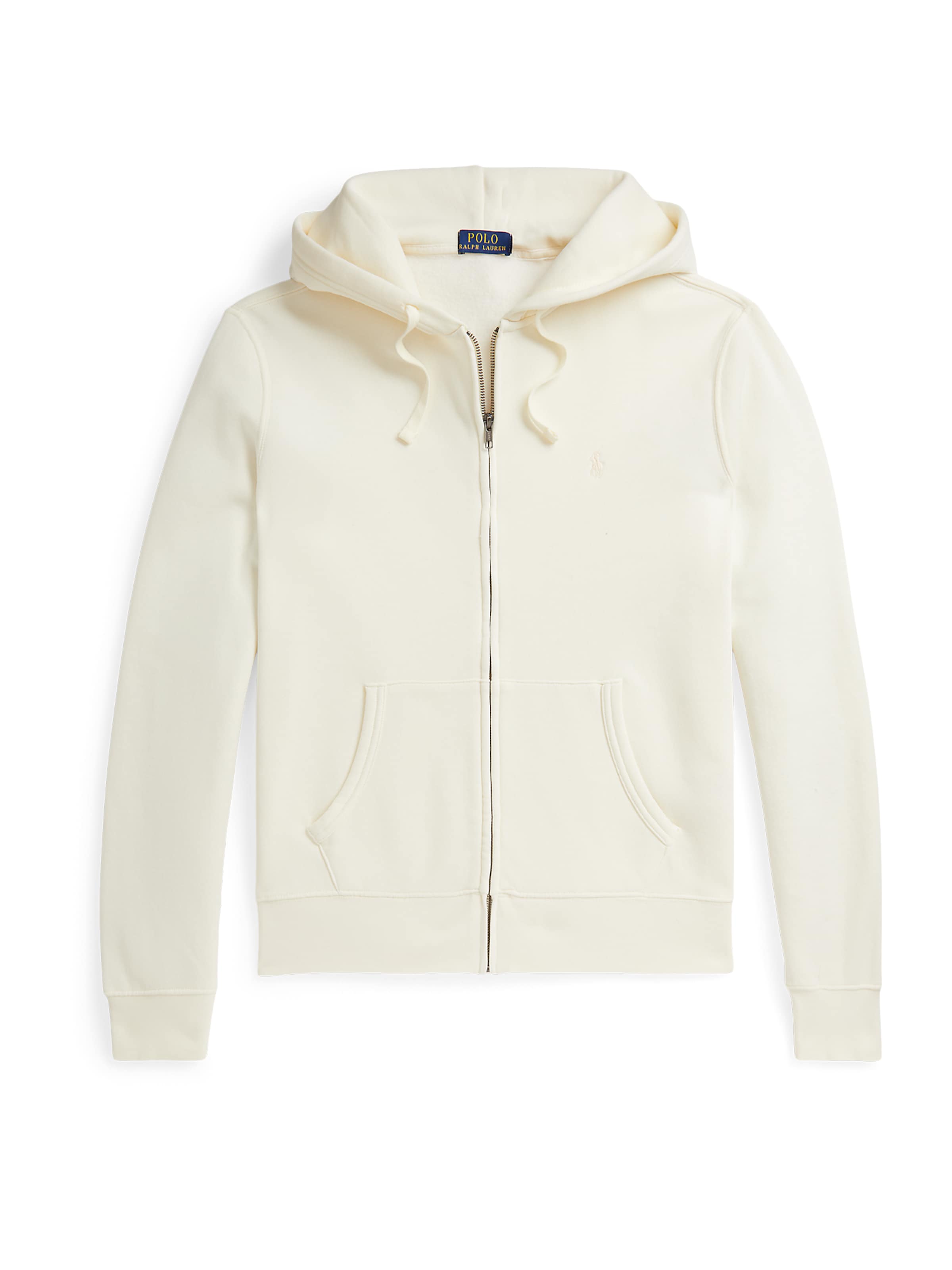 Veste de survêtement Polo Ralph Lauren en beige : devant
