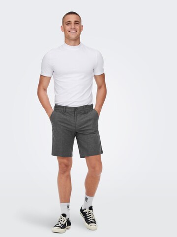 Only & Sons Regular Shorts 'Mark' in Grau