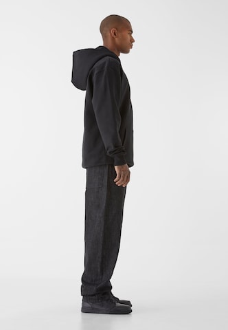 9N1M SENSESweater majica 'Sense Blank' - crna boja