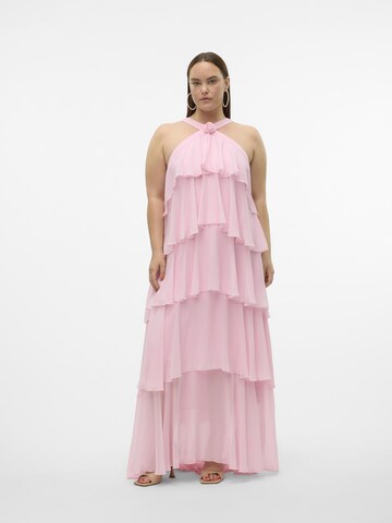 Vero Moda Curve Dress 'VMFelicia' in Pink: front