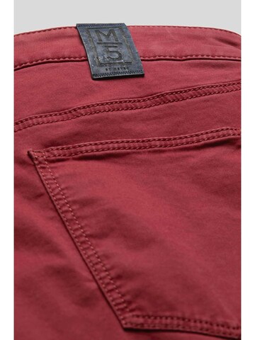 MEYER Slimfit Broek in Rood