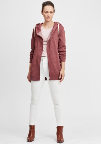 Oxmo Sweatvest 'Vicky' in Rood