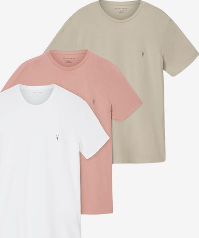 AllSaints Paita 'TONIC' värissä beigenharmaa / koralli / valkoinen, Tuotenäkymä