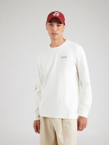 LEVI'S ® Paita 'LSE RELAXED GRAPHIC' värissä valkoinen