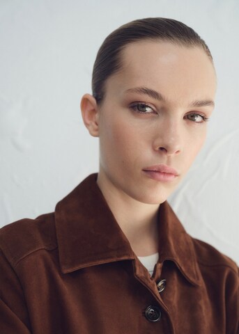 MANGO Jacke in Braun