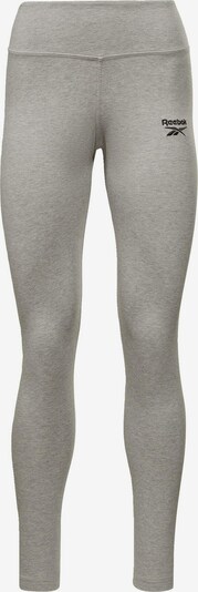 Reebok Sport Sporthose in graumeliert / schwarz, Produktansicht