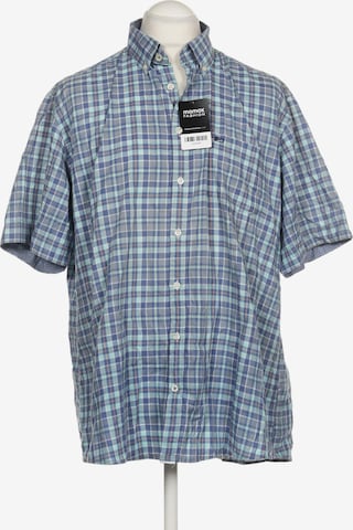 Commander Button Up Shirt in XL in Blue: front