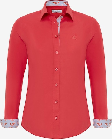 Camicia da donna 'Welmer' di Dandalo in rosso: frontale