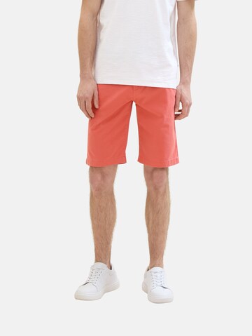 TOM TAILOR Slimfit Shorts in Orange: predná strana