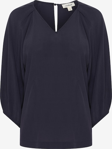 SOAKED IN LUXURYBluza 'Valize' - plava boja: prednji dio