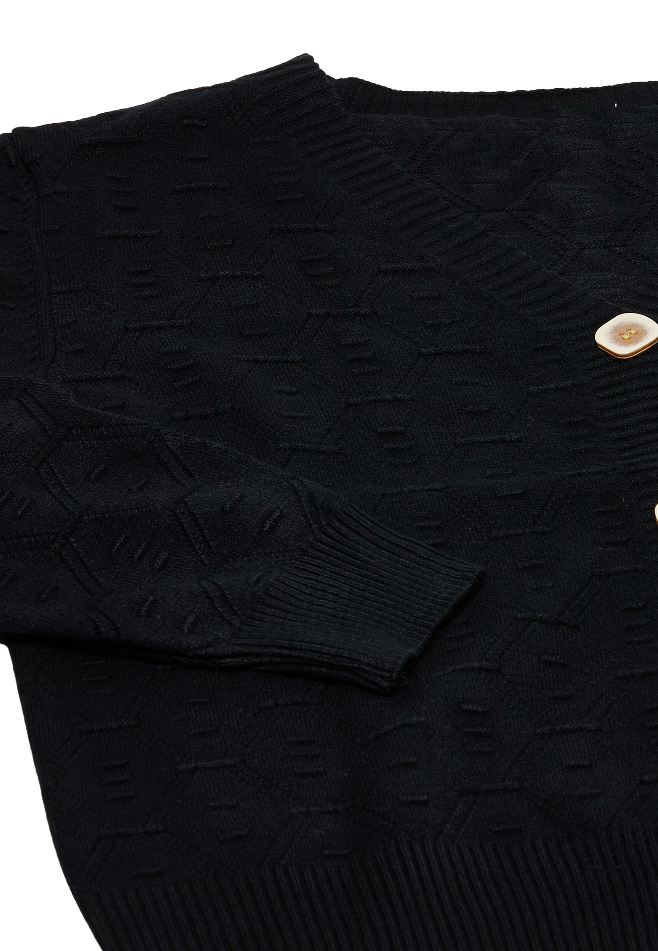 ALARY Knit cardigan in Black