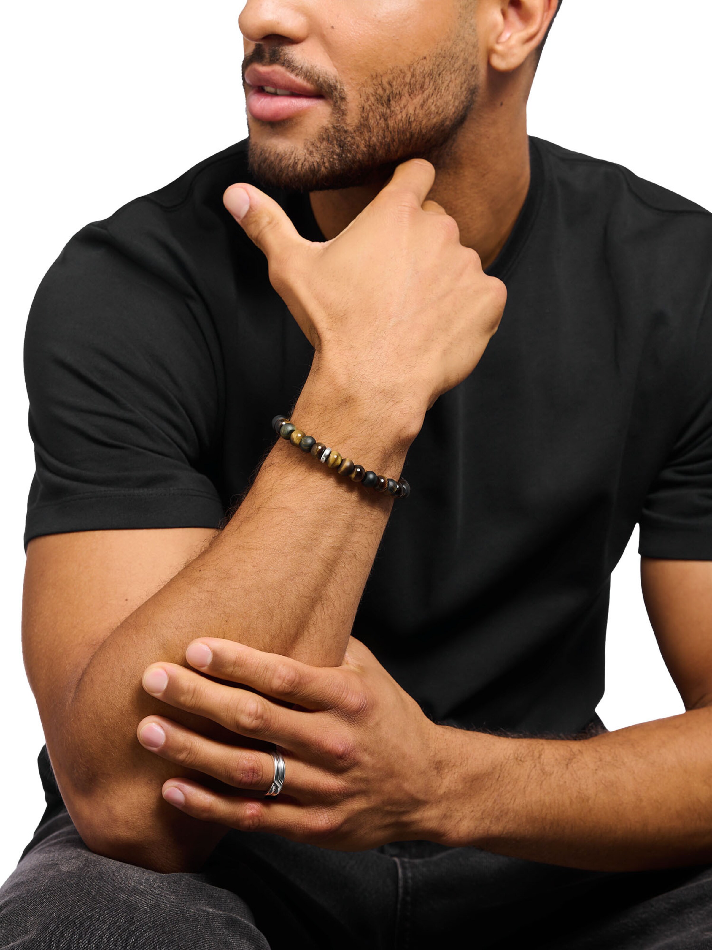Thomas Sabo Armband in Braun: Vorderseite
