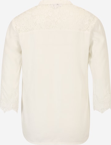 MARJO - Blusa tradicional en blanco