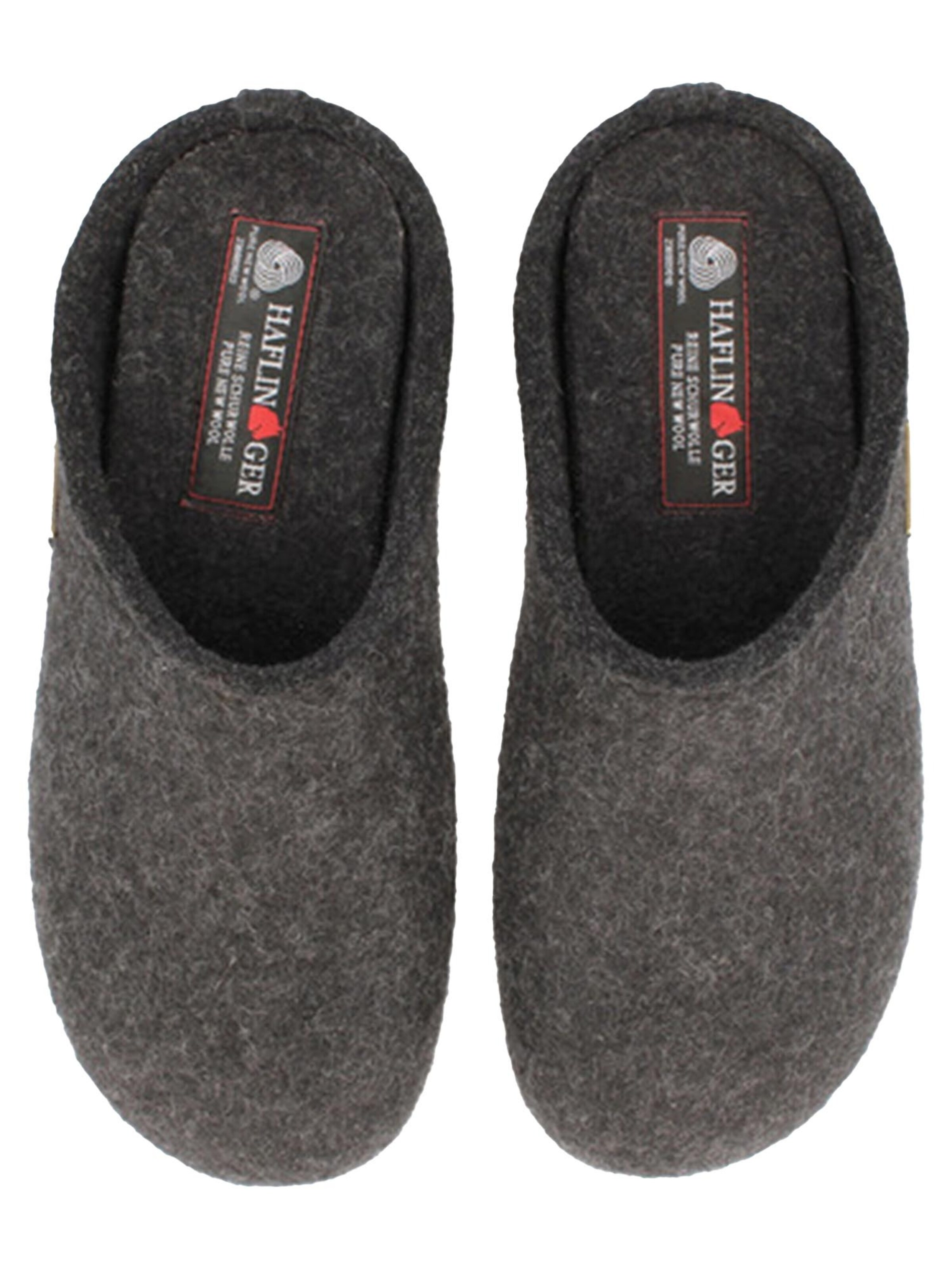 HAFLINGER Slipper 'Everest Fundus' in Black