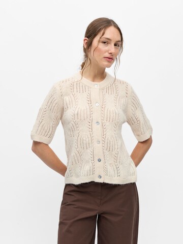 OBJECT - Cárdigan en beige: frente