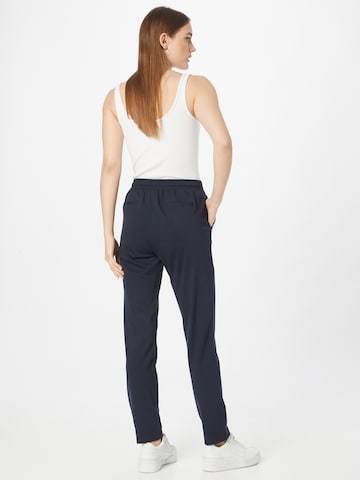 Fransa Tapered Pleat-front trousers in Blue