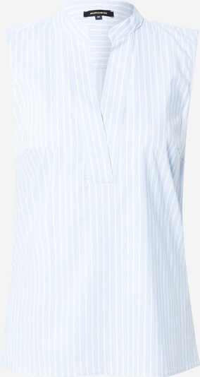 MORE & MORE Bluza | svetlo modra / bela barva, Prikaz izdelka