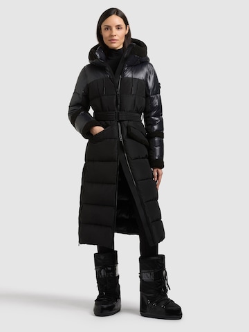 khujo - Sobretudo de inverno 'Julita3' em preto