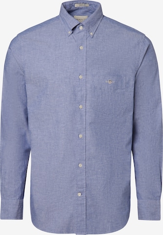 GANT Regular Fit Hemd ' ' in Blau: predná strana