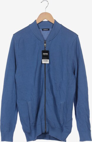 Walbusch Sweater & Cardigan in L-XL in Blue: front