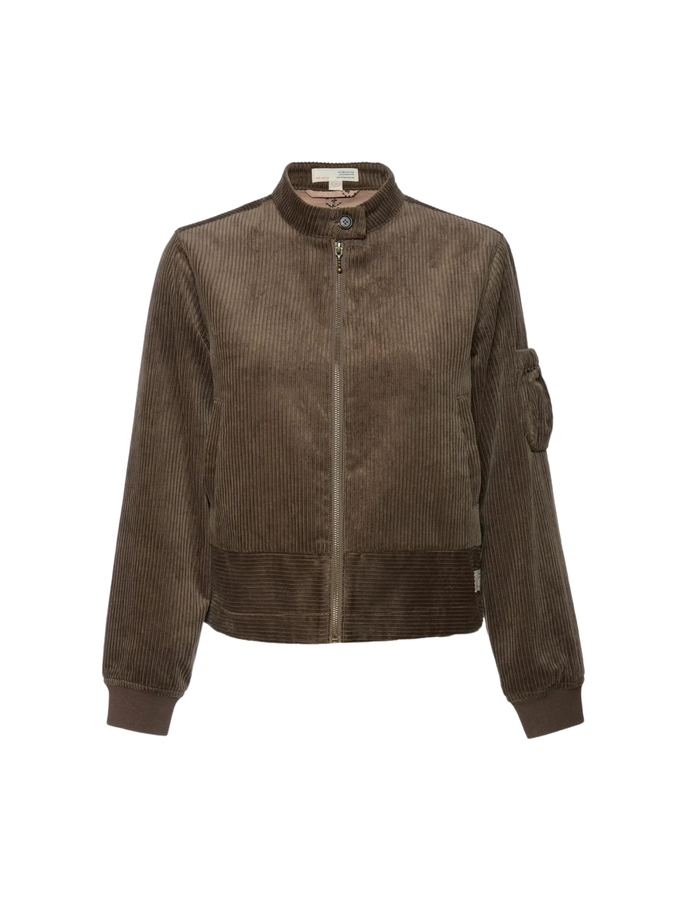 Odd Molly Jacke 'Nehl' in Silber: Vorderseite